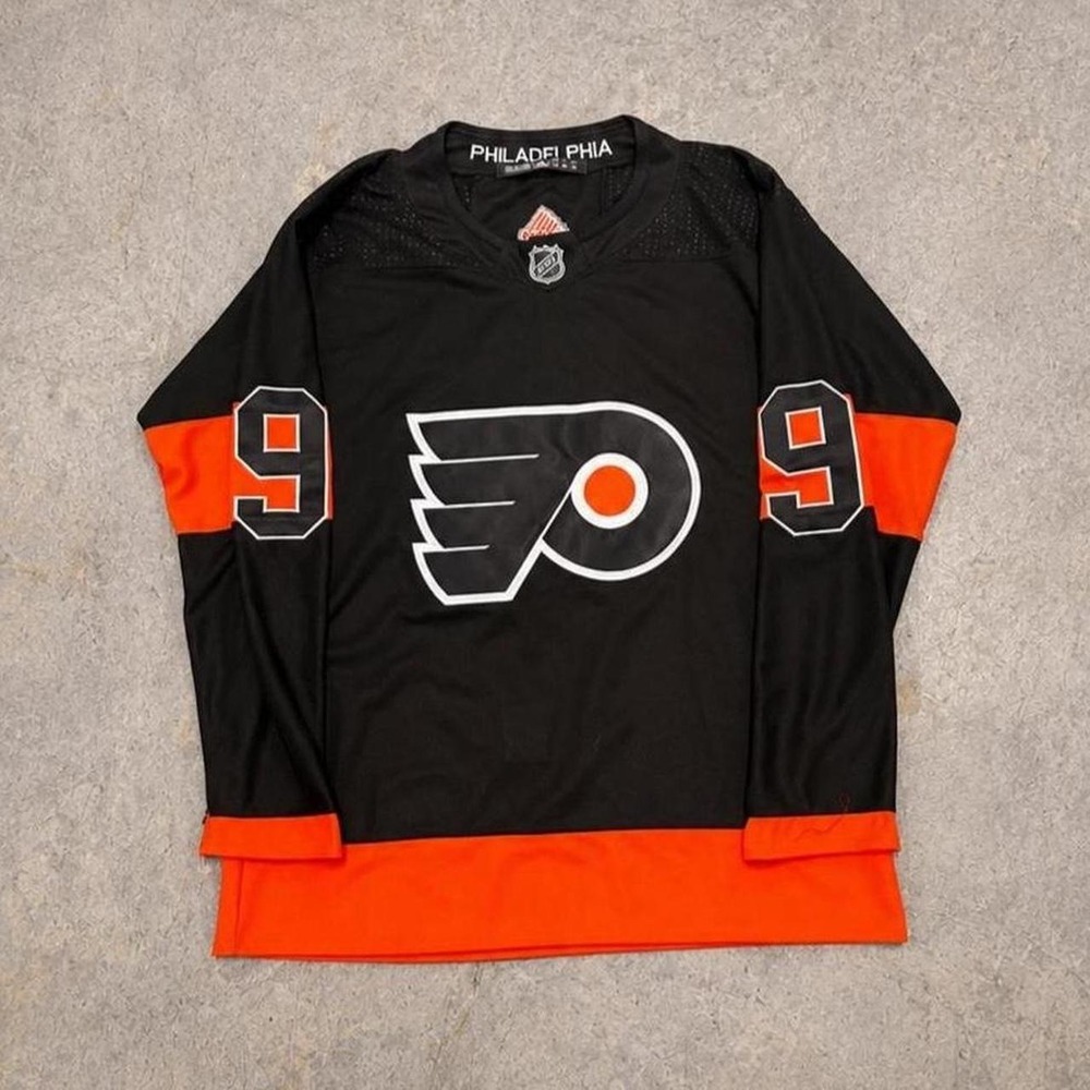 Adidas Philadelphia Flyers Ivan Provorov 9 NHL Hockey Jersey Black Size 52